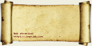 Maja Kovandžić vizit kartica